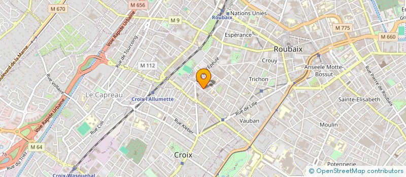 localisation de l'entreprise MONSIEUR AZIZ EL FAGROUCHI  ROUBAIX