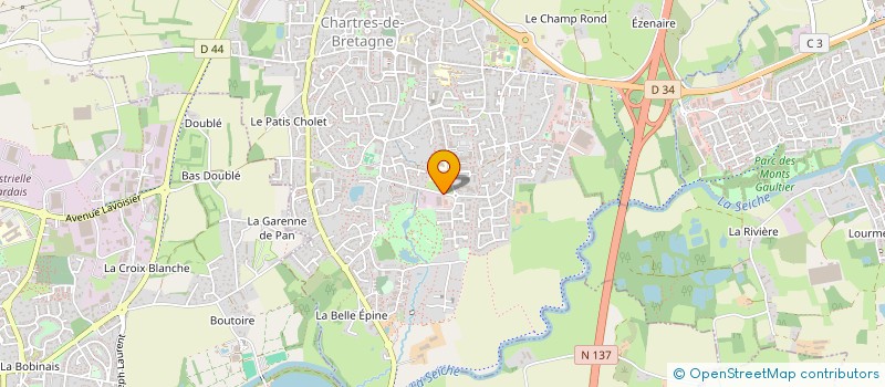 localisation de l'entreprise MONSIEUR AZIZ EL HADNI  CHARTRES-DE-BRETAGNE