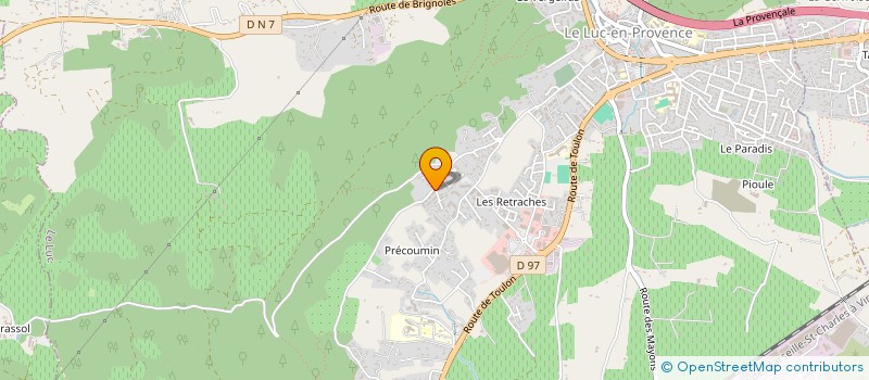 localisation de l'entreprise MONSIEUR AZIZ EL MAKKAOUI  LE LUC