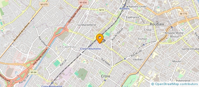 localisation de l'entreprise MONSIEUR AZIZ EL MALIH  ROUBAIX