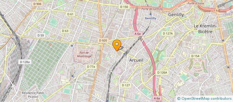 localisation de l'entreprise MONSIEUR AZIZ EL WAZNA à ARCUEIL