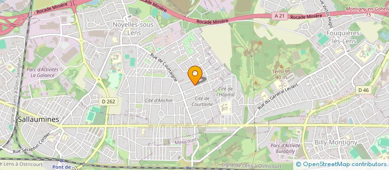 localisation de l'entreprise MONSIEUR AZIZ ELHARDI  NOYELLES-SOUS-LENS