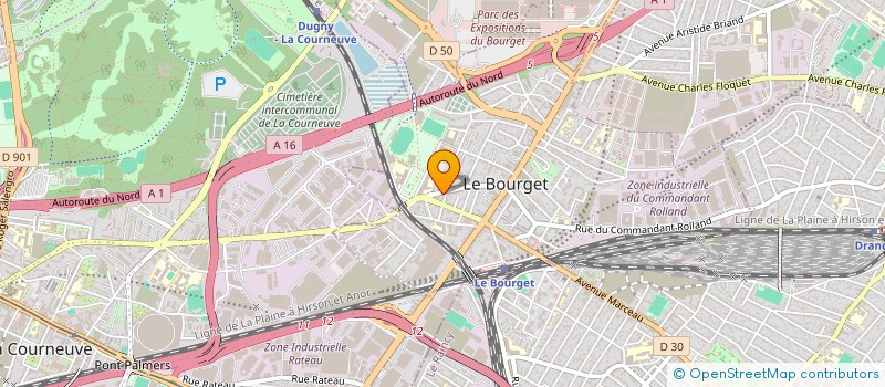 localisation de l'entreprise MONSIEUR AZIZ ELMAOUHAB à LE BOURGET
