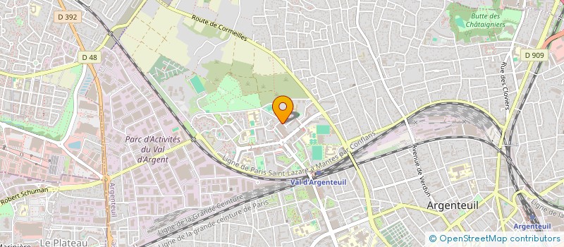 localisation de l'entreprise MONSIEUR AZIZ ESSAFFAR  ARGENTEUIL