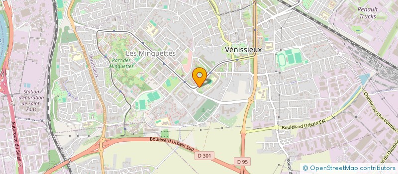 localisation de l'entreprise MONSIEUR AZIZ FAIK  VENISSIEUX