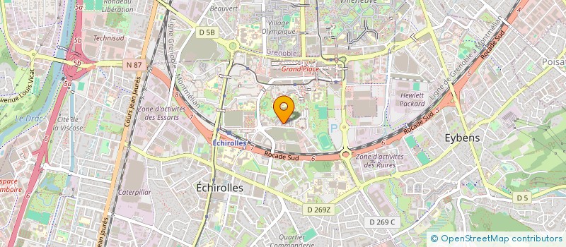 localisation de l'entreprise MONSIEUR AZIZ FETTOUM  ECHIROLLES