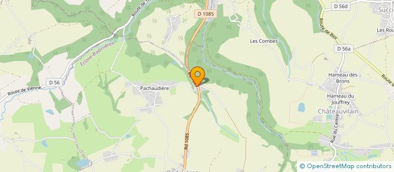 localisation de l'entreprise MONSIEUR AZIZ GUENDOUZA  ECLOSE-BADINIERES