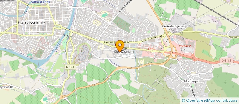 localisation de l'entreprise MONSIEUR AZIZ HAMDACH  CARCASSONNE