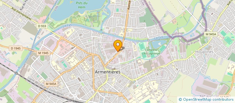 localisation de l'entreprise MONSIEUR AZIZ HMAMSI  ARMENTIERES