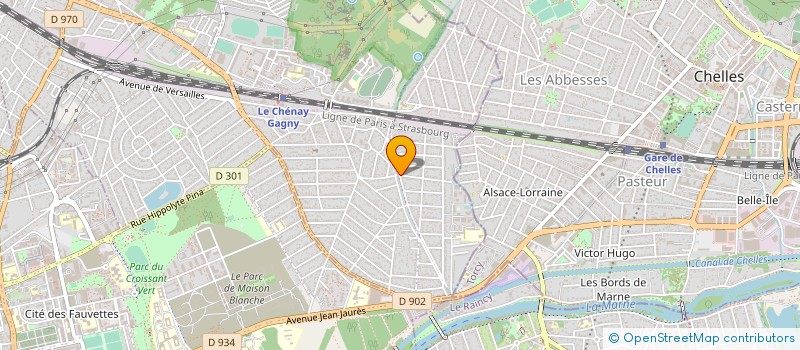 localisation de l'entreprise MONSIEUR AZIZ IBEN DAOUD à GAGNY