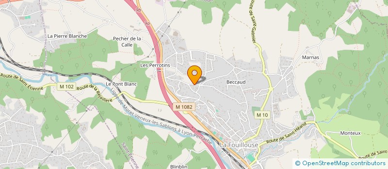 localisation de l'entreprise MONSIEUR AZIZ IDEMOUMOUN  LA FOUILLOUSE