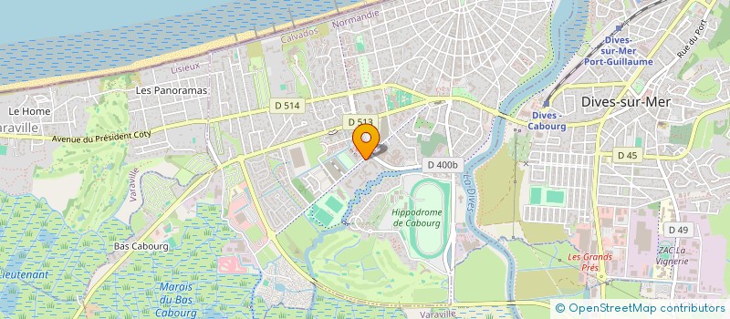 localisation de l'entreprise MONSIEUR AZIZ ISSIRIDIR  CABOURG