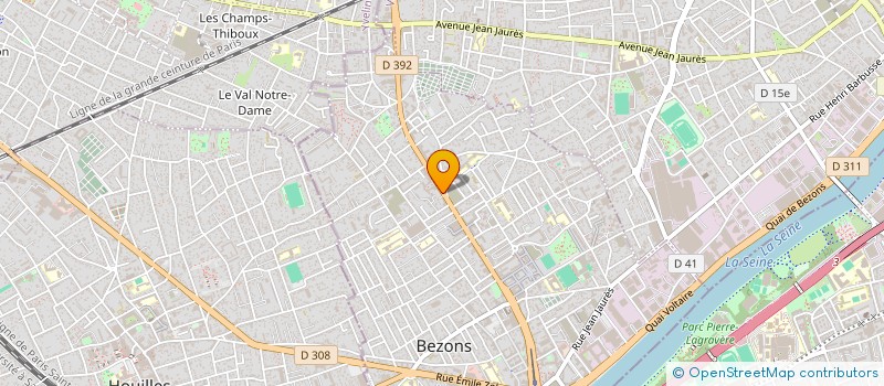 localisation de l'entreprise MONSIEUR AZIZ JAAFARI  BEZONS