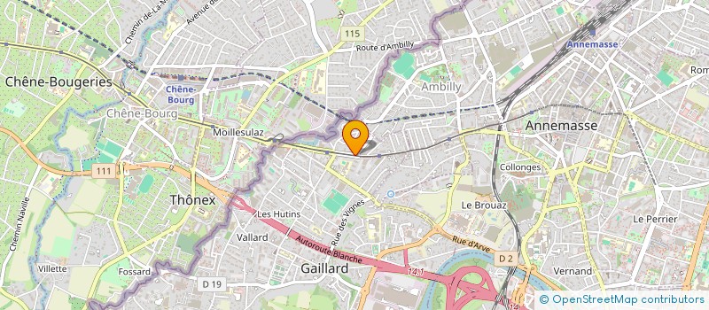 localisation de l'entreprise MONSIEUR AZIZ JAIDANE  GAILLARD