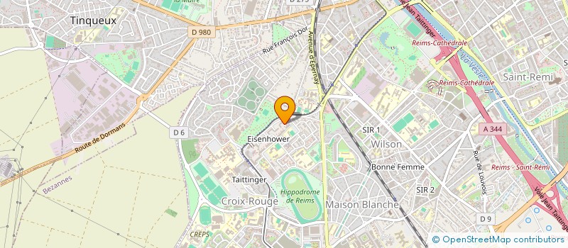 localisation de l'entreprise MONSIEUR AZIZ JIKNI  REIMS