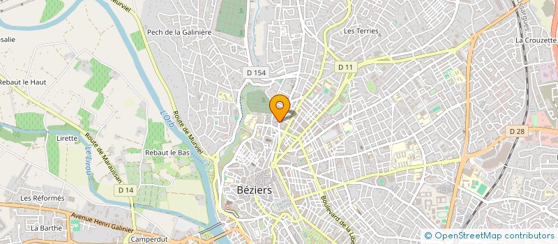 localisation de l'entreprise MONSIEUR AZIZ-JOHN BAYEH  BEZIERS