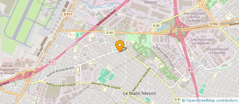 localisation de l'entreprise MONSIEUR AZIZ KACHETEL  LE BLANC-MESNIL