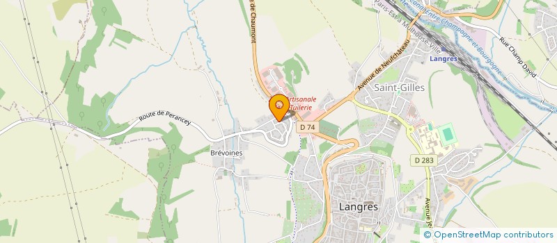 localisation de l'entreprise MONSIEUR AZIZ LAMSILI  LANGRES