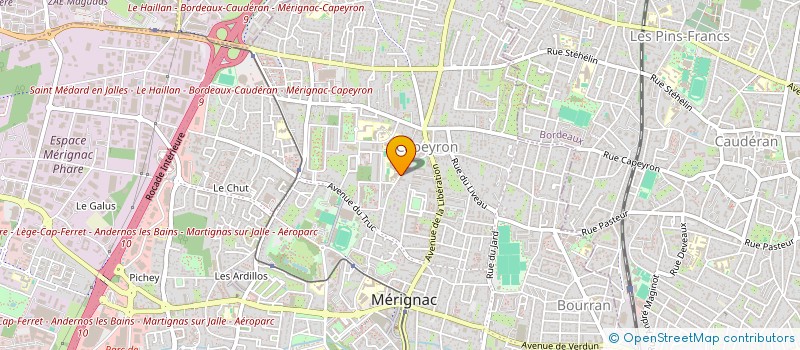 localisation de l'entreprise MONSIEUR AZIZ LAOUEJ  MERIGNAC