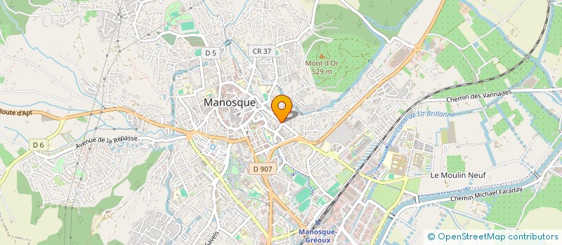 localisation de l'entreprise MONSIEUR AZIZ MAJIDI à MANOSQUE