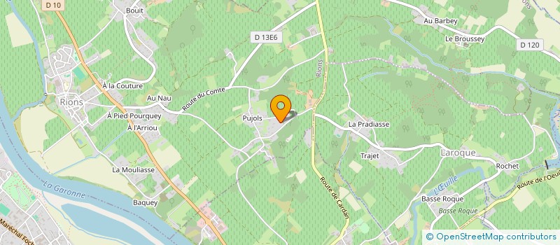 localisation de l'entreprise MONSIEUR AZIZ MAKDOUF  RIONS