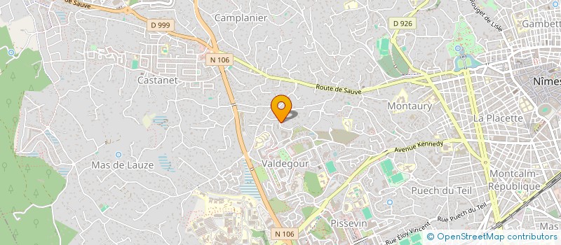 localisation de l'entreprise MONSIEUR AZIZ MALILE  NIMES