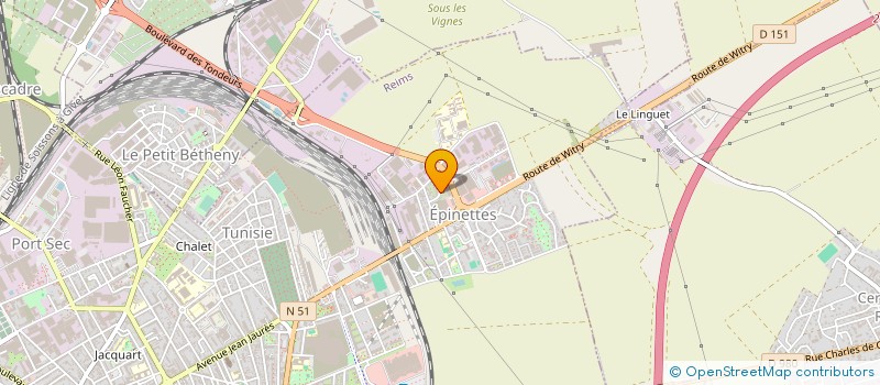 localisation de l'entreprise MONSIEUR AZIZ MARDI-LOUALIDINE  REIMS