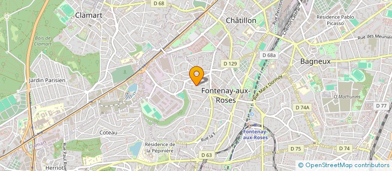 localisation de l'entreprise MONSIEUR AZIZ MAROUNI à FONTENAY-AUX-ROSES