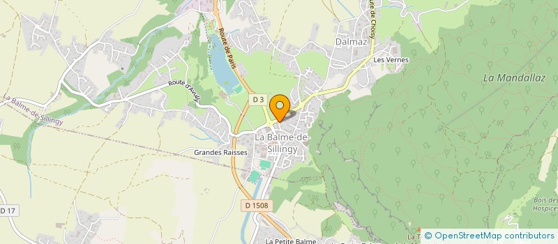 localisation de l'entreprise MONSIEUR AZIZ MASRARI  LA BALME DE SILLINGY