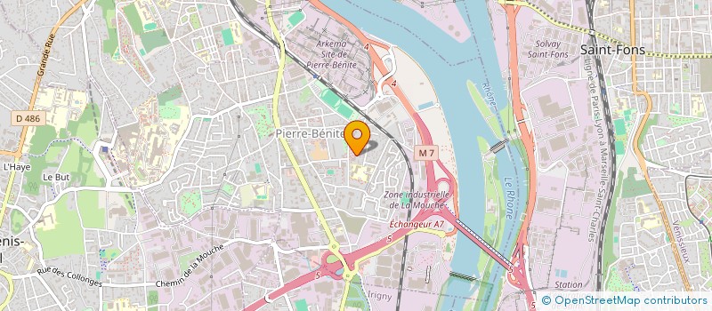 localisation de l'entreprise MONSIEUR AZIZ MIMOUNI  OULLINS-PIERRE-BENITE