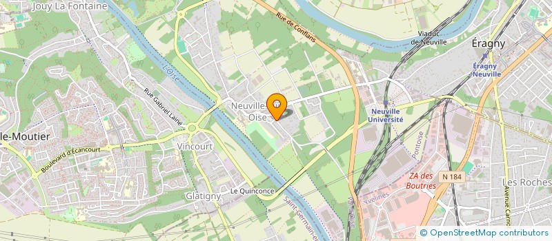 localisation de l'entreprise MONSIEUR AZIZ MOHAMUD  CERGY