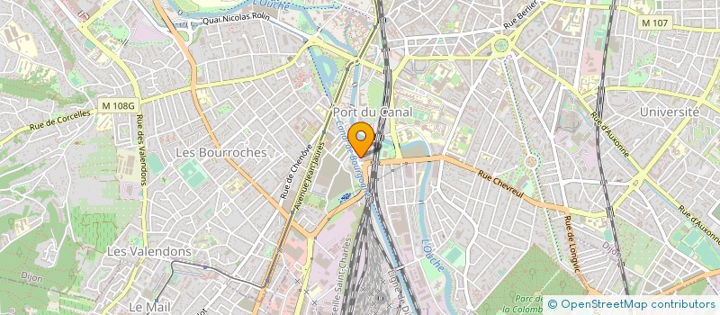 localisation de l'entreprise MONSIEUR AZIZ MOUHSINE à DIJON