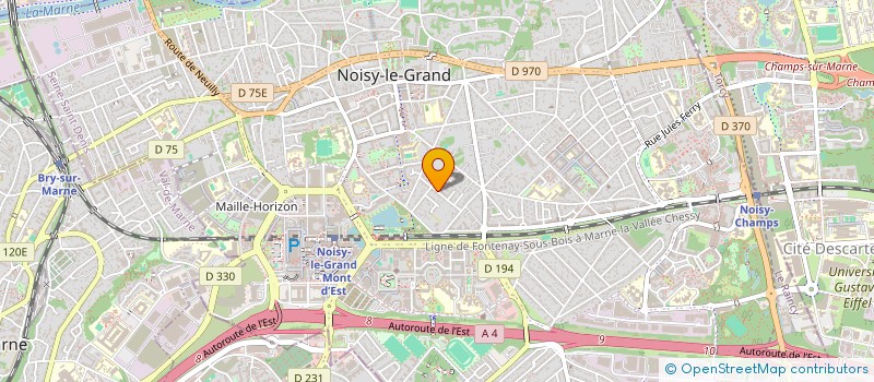 localisation de l'entreprise MONSIEUR AZIZ MOUNA  NOISY-LE-GRAND