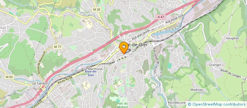 localisation de l'entreprise MONSIEUR AZIZ NAGUEZ  RIVE-DE-GIER