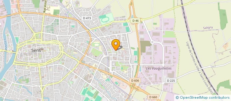 localisation de l'entreprise MONSIEUR AZIZ NAOUI à SENS