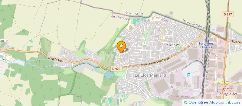 localisation de l'entreprise MONSIEUR AZIZ OUALMI  FOSSES