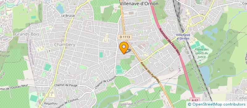 localisation de l'entreprise MONSIEUR AZIZ OUIDANE à VILLENAVE-D'ORNON