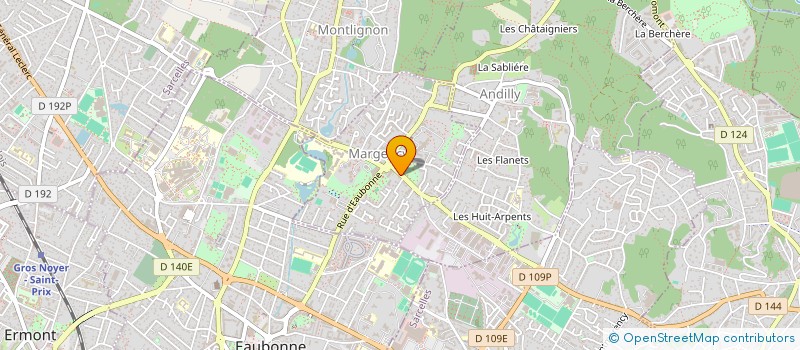 localisation de l'entreprise MONSIEUR AZIZ RABIA  MARGENCY