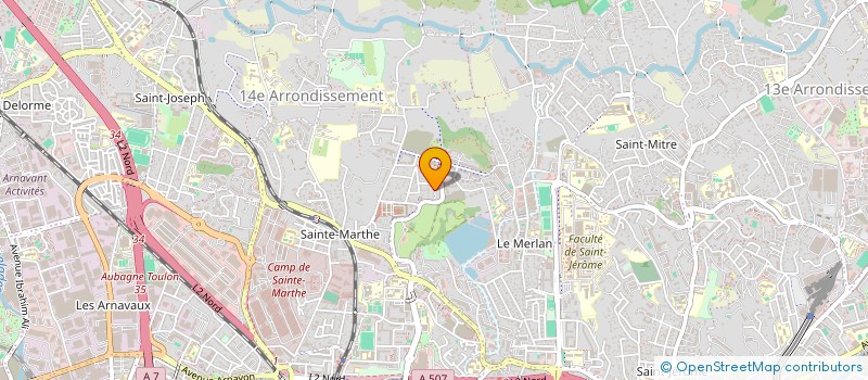 localisation de l'entreprise MONSIEUR AZIZ RACHID  MARSEILLE