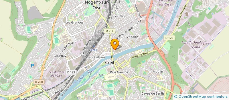 localisation de l'entreprise MONSIEUR AZIZ RAHMAN SAFI  CREIL