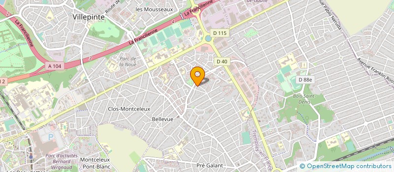 localisation de l'entreprise MONSIEUR AZIZ SACI à LE BLANC-MESNIL