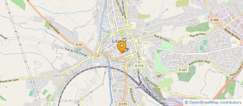 localisation de l'entreprise MONSIEUR AZIZ SAFI  LISIEUX