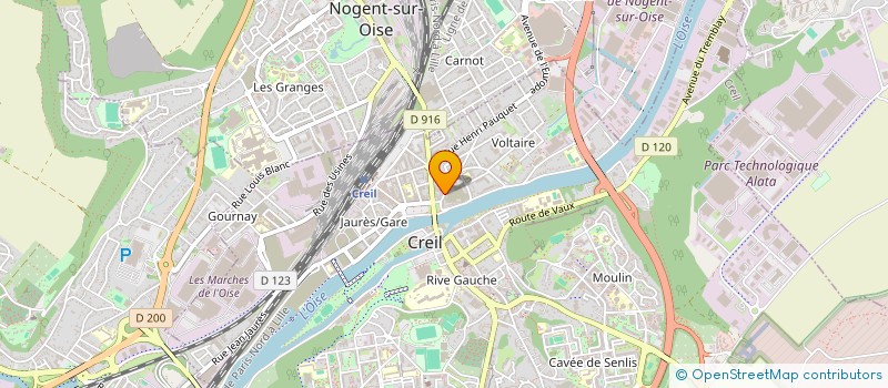 localisation de l'entreprise MONSIEUR AZIZ SAHIB ZADAGAN  CREIL