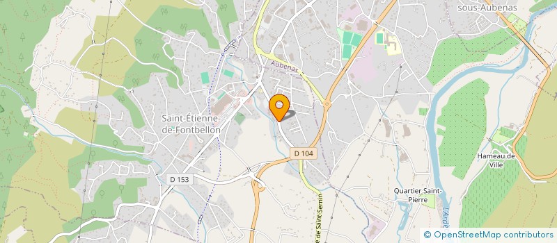 localisation de l'entreprise MONSIEUR AZIZ SAROUTE  SAINT-ETIENNE-DE-FONTBELLON