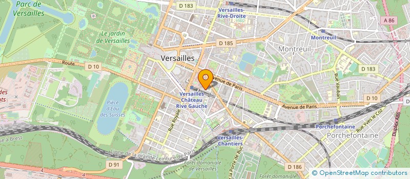 localisation de l'entreprise MONSIEUR AZIZ SBAI à VERSAILLES