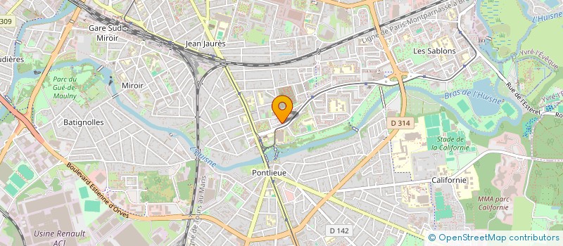 localisation de l'entreprise MONSIEUR AZIZ SHAMS  LE MANS