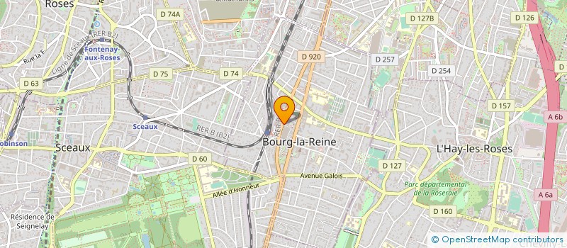 localisation de l'entreprise MONSIEUR AZIZ SOFIA à BOURG-LA-REINE