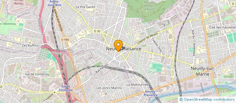 localisation de l'entreprise MONSIEUR AZIZ SOUDED à NEUILLY-PLAISANCE
