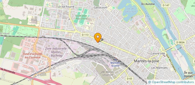 localisation de l'entreprise MONSIEUR AZIZ TAHIRI  MANTES-LA-JOLIE