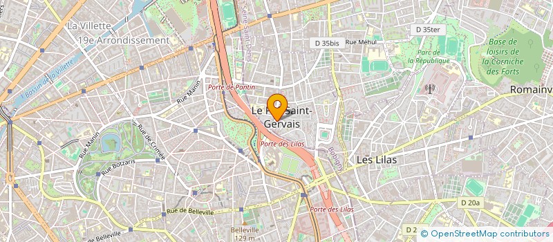 localisation de l'entreprise MONSIEUR AZIZ TAMOURTBIR à LE PRE-SAINT-GERVAIS